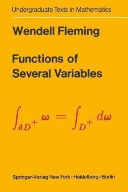 FUNCTIONS OF SEVERAL VARIABLES