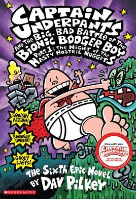 CAPTAIN UNDERPANTS NASTY NOSTRILS
