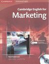 CAMBRIDGE ENGLISH FOR MARKETING STUDENT'S BOOK WITH AUDIO CD