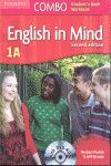 ENGLISH IN MIND 1A + DVD STUDENTS BOOK / WORKBOOK
