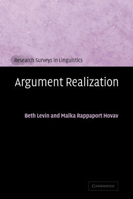 ARGUMENT REALIZATION