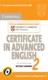 CAMBRIDGE CERTIFICATE IN ADVANCED ENGLISH 2 UPDATED WITHOUT ANSWERS