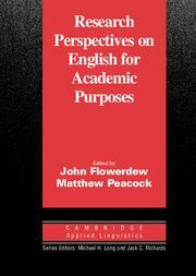 RESEARCH PERSPECTIVES ON ENGLISH FOR ACADEMIC PURPOSES