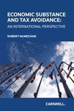 ECONOMIC SUBSTANCE AND TAX AVOIDANCE : AN INTERNATIONAL PERSPECTIVE