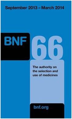 BRITISH NATIONAL FORMULARY 66 SEPTEMBER 2013 - MARCH 2014