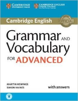 GRAMMAR AND VOCABULARY FOR ADVANCED WITH KEY + AUDIO
