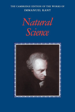 KANT- NATURAL SCIENCE