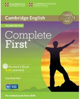 COMPLETE FIRST  STUDENT'S BOOK WITH ANSWERS WITH CD-ROM 2ND EDITION