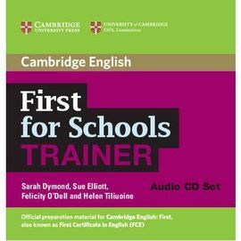 FIRST FOR SCHOOLS TRAINER AUDIO CDS (3)