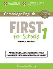 CAMBRIDGE ENGLISH: FIRST (FCE) 1 (2015 EXAM) STUDENT'S BOOK WITH ANSWERS