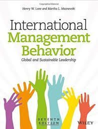 INTERNATIONAL MANAGEMENT BEHAVIOR