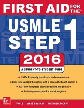 FIRST AID FOR THE USMLE STEP 1 2016