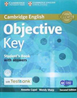 OBJECTIVE KEY - STUDENT'S BOOK WITH ANSWERS WITH CD-ROM WITH TESTBANK (2ND ED.)