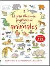 GRAN ÁLBUM DE PEGATINAS DE ANIMALES