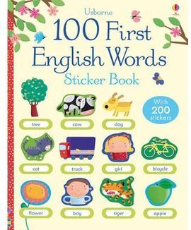 100 FIRST ENGLISH WORDS STICKER BOOK