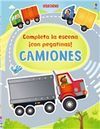 COMPLETA LA ESCENA ¡CON PEGATINAS! CAMIONES