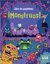 ¡MONSTRUOS! LIBRO DE PEGATINAS