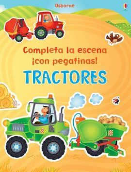 TRACTORES. COMPLETA LA ESCENA ¡CON PEGATINAS!