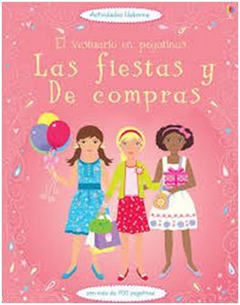 EL VESTUARIO EN PEGATINAS. LAS FIESTAS Y DE COMPRAS