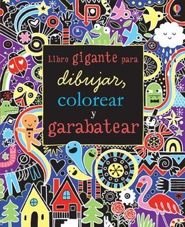 LIBRO GIGANTE PARA DIBUJAR, COLOREAR Y GARABATEAR