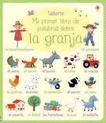 MI PRIMER LIBRO PALABRAS SOBRE LA GRANJA