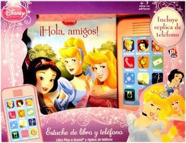 PRINCESAS - CAJA CON LIBRO Y TELEFONO