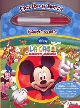 PINTAR Y BORRAR LA CASA DE MICKEY