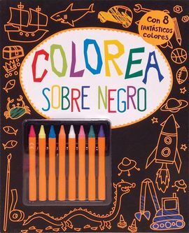 COLOREA SOBRE NEGRO