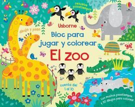 EL ZOO BLOC JUGAR Y COLOREAR
