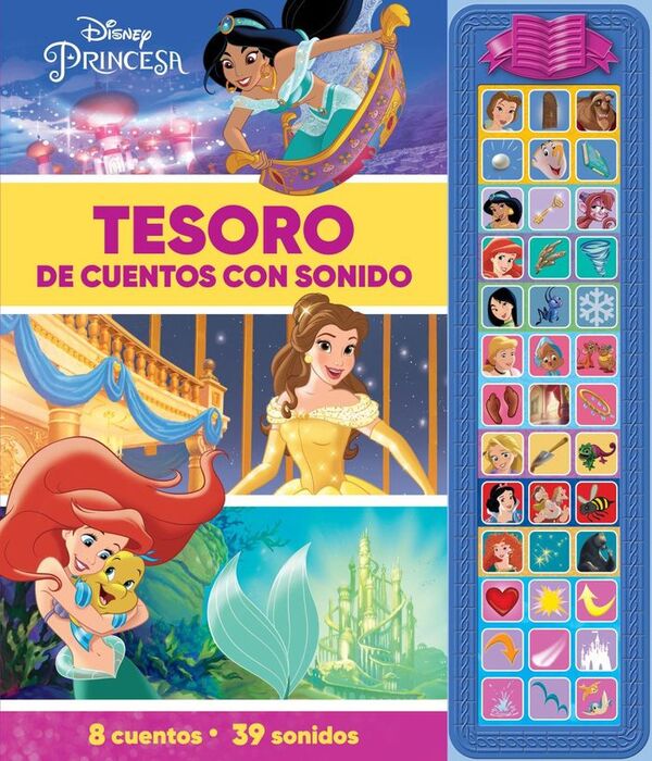 TESORO DE CUENTOS CON SONIDO PRINCESAS DISNEY SD