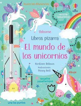 EL MUNDO DE LOS UNICORNIOS LIBRO PIZARRA