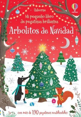 ARBOLITOS DE NAVIDAD PEGATINAS BRILLANTE