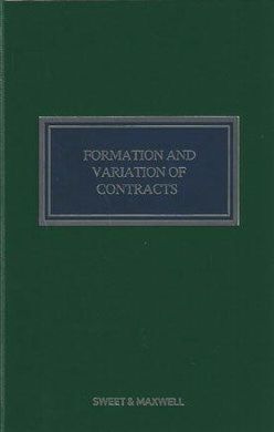 FORMATION AND VARIATION OF CONTRACT