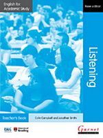 ENGLISH FOR ACADEMIC STUDY. LISTENING. TEACHER'S BOOK