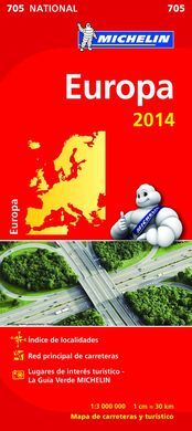 EUROPA MAPA NACIONAL 705 (2014)