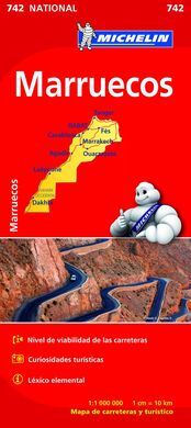 MARRUECOS 742  *MAPA MICHELIN 2015
