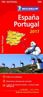 MAPA NATIONAL ESPAÑA - PORTUGAL 2017