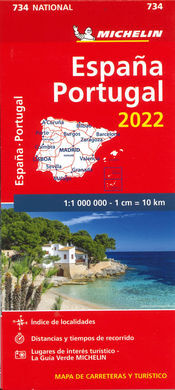 MAPA NATIONAL ESPAÑA, PORTUGAL Nº 734 (2022)