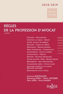 RÈGLES DE LA PROFESSION D'AVOCAT 2018/2019