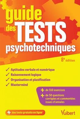 GUIDE DES TESTS PSYCHOTECHNIQUES - 8ª ED.