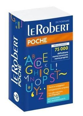 DICTIONNAIRE ROBERT POCHE FRANÇAIS 2018