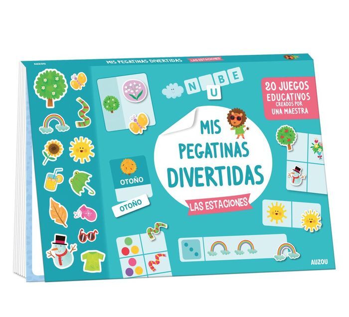PEGATINAS DIVERTIDAS ESTACIONES.