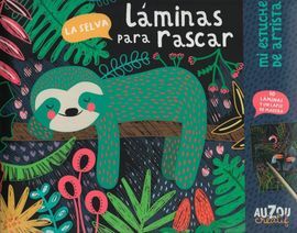 LAMINAS PARA RASCAR:LA SELVA.AUZ