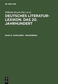 DEUTSCHES LITERATUR-LEXIKON. DAS 20. JAHRHUNDERT - BAND.29