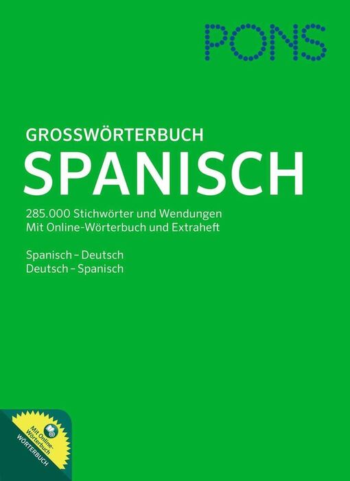 ESPAÑOL-ALEMAN GROSSWORTERBUCH SPANISCH+CD.PONS