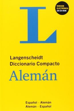 LANGENSCHEIDT DICCIONARIO COMPACTO ESPAÑOL/ALEMAN+CD