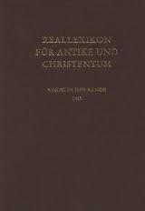 REALLEXIKON FUR ANTIKE UND CHRISTENTUM 203/204