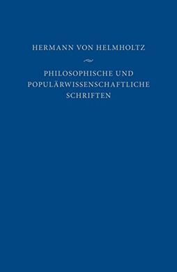 PHILOSOPHISCHE UND POPULÄRWISSENSCHAFTLICHE SCHRIFTEN