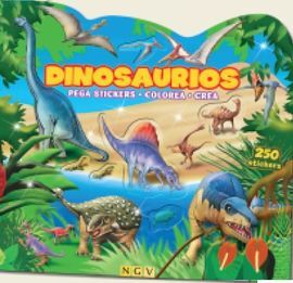 DINOSAURIOS (PEGA PEGATINAS)
