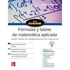 SCHAUM FORMULAS Y TABLAS DE MATEMATICA APLICADA